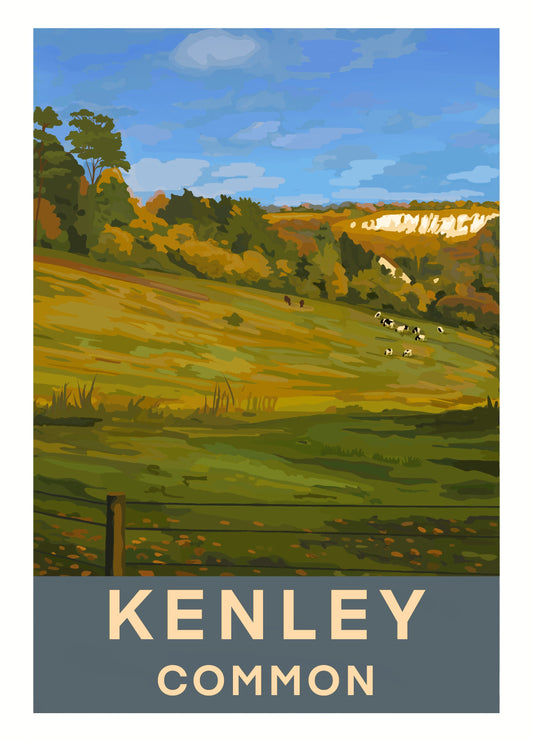 Kenley Common Surrey art print