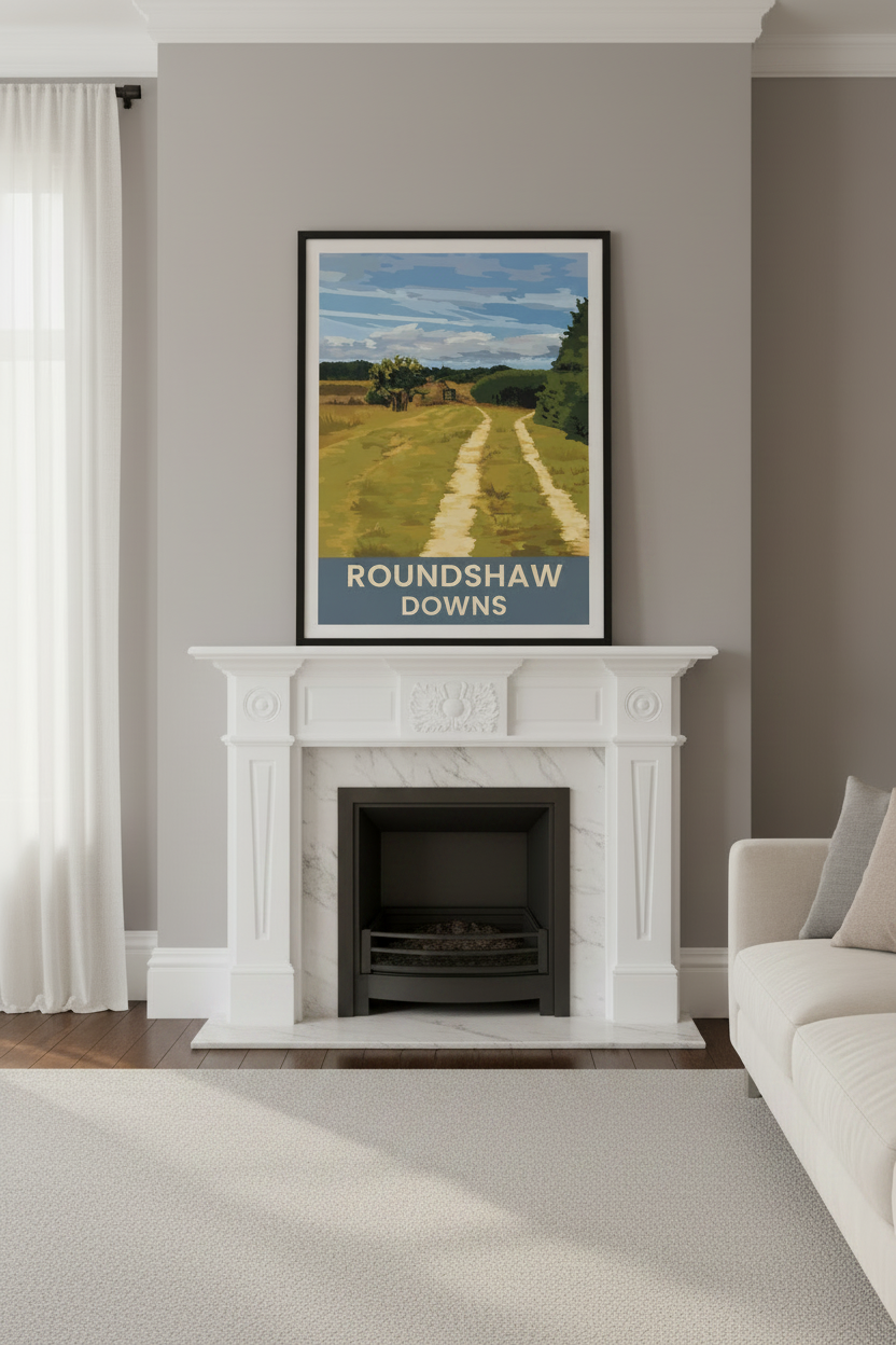 Roundshaw Downs lifestyle mockup - grey