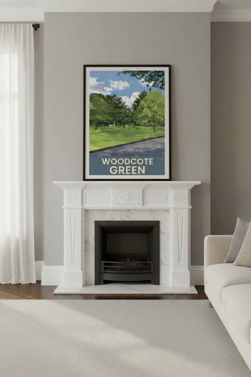 Woodcote Green lifestyle mockup